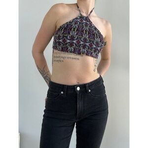 Multicolor Halter Top